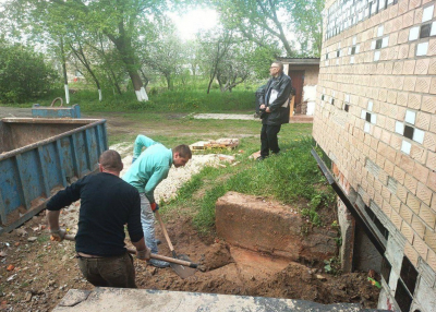 Стартував ремонт укриття у дитсадку на Макарівщині (ФОТО)